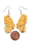Shiny Ceramic Butterfly Earrings